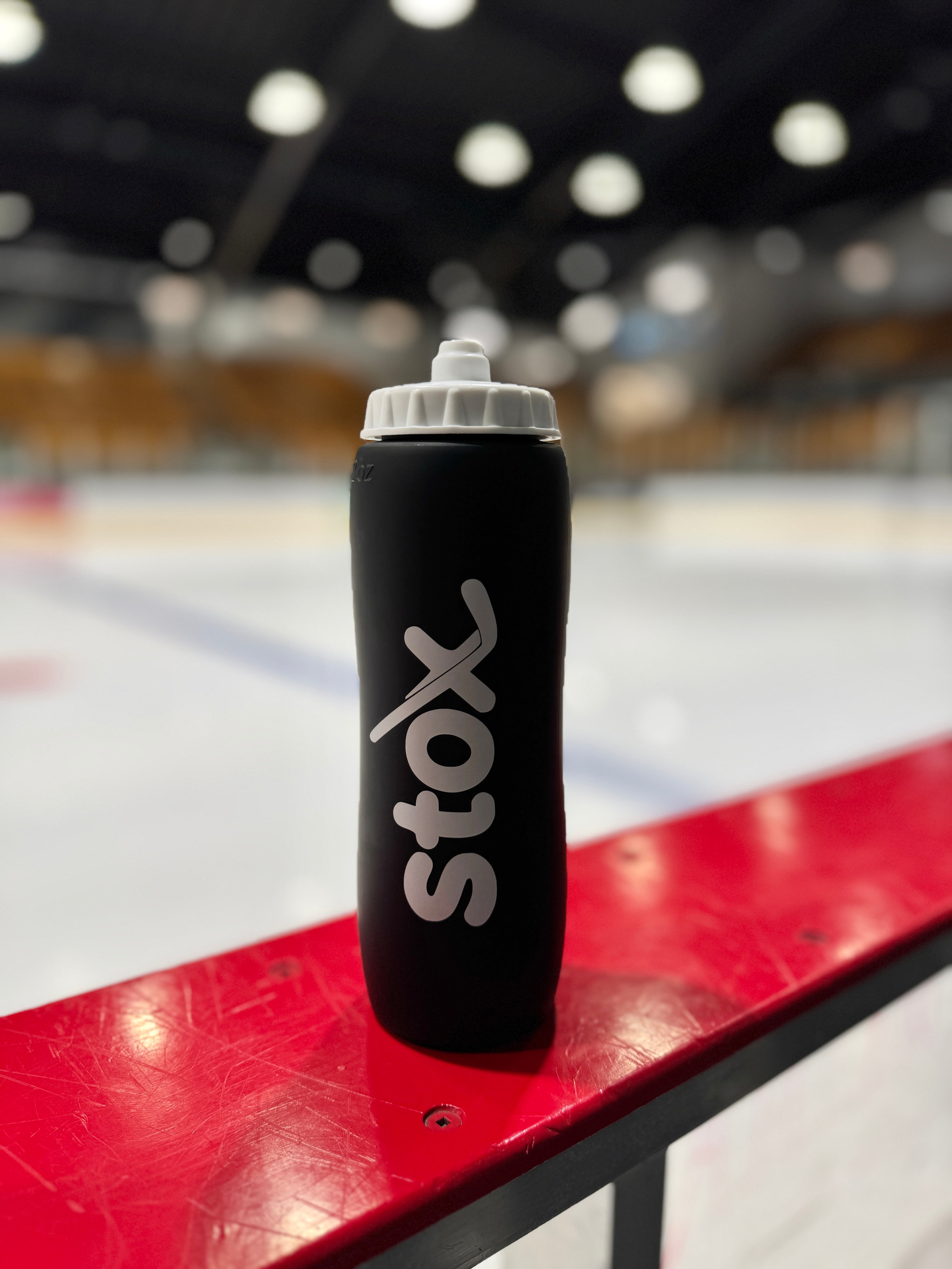 NEW STOX HOCKEY WATER BOTTLE (BLANC)