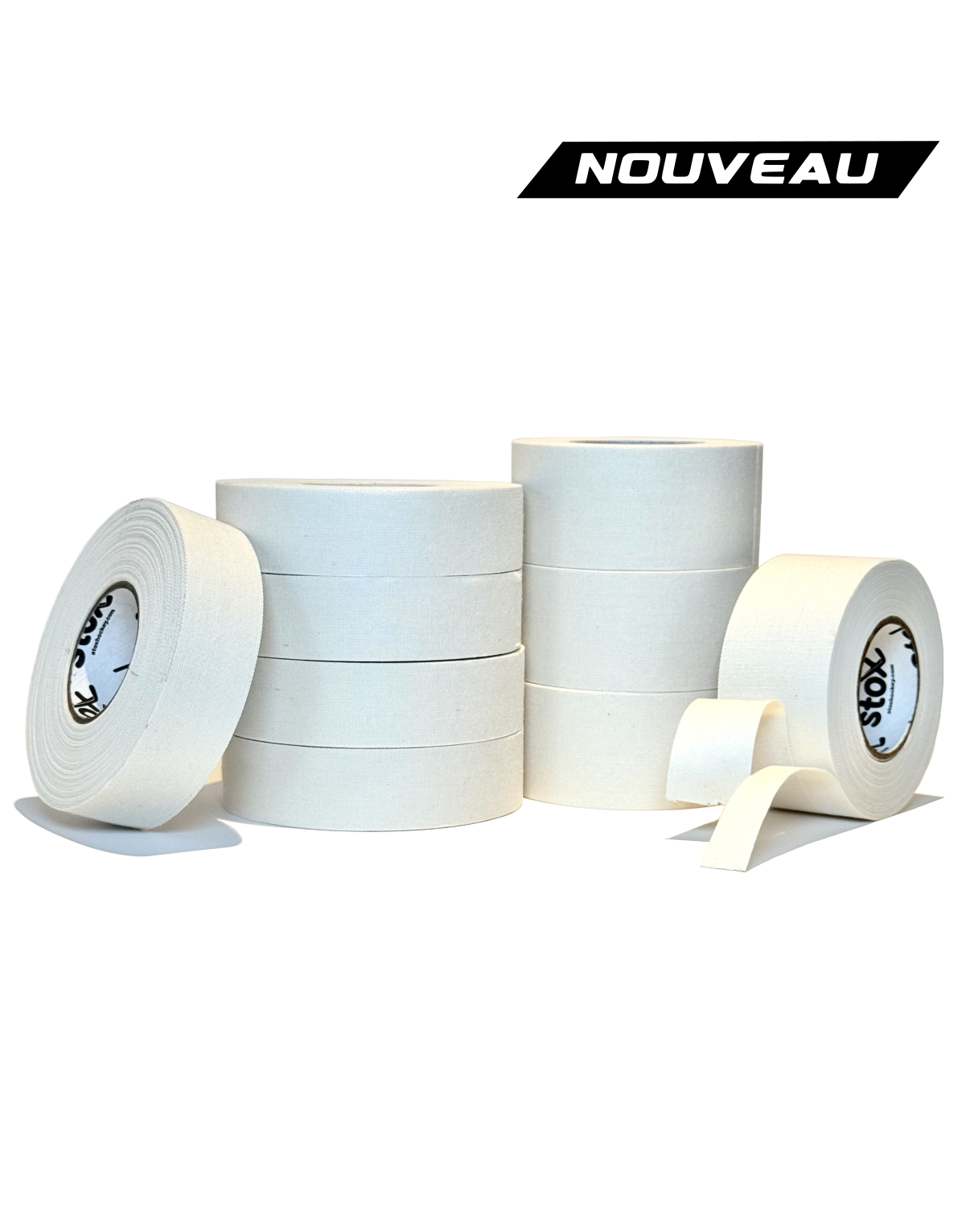 WHITE HOCKEY TAPE BUNDLE - 9 PACK