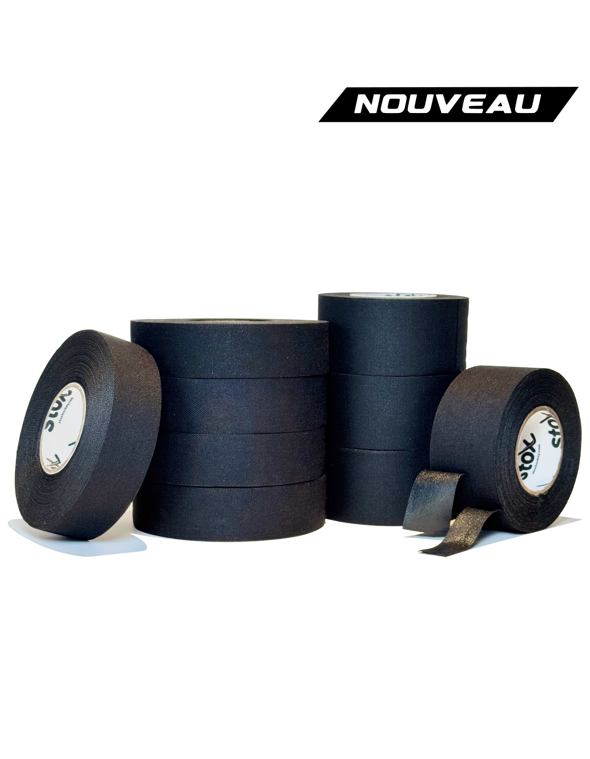 BLACK HOCKEY TAPE BUNDLE - 9 PACK